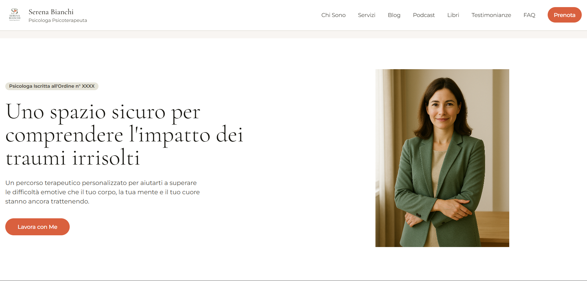 Sito Psicologa Angular